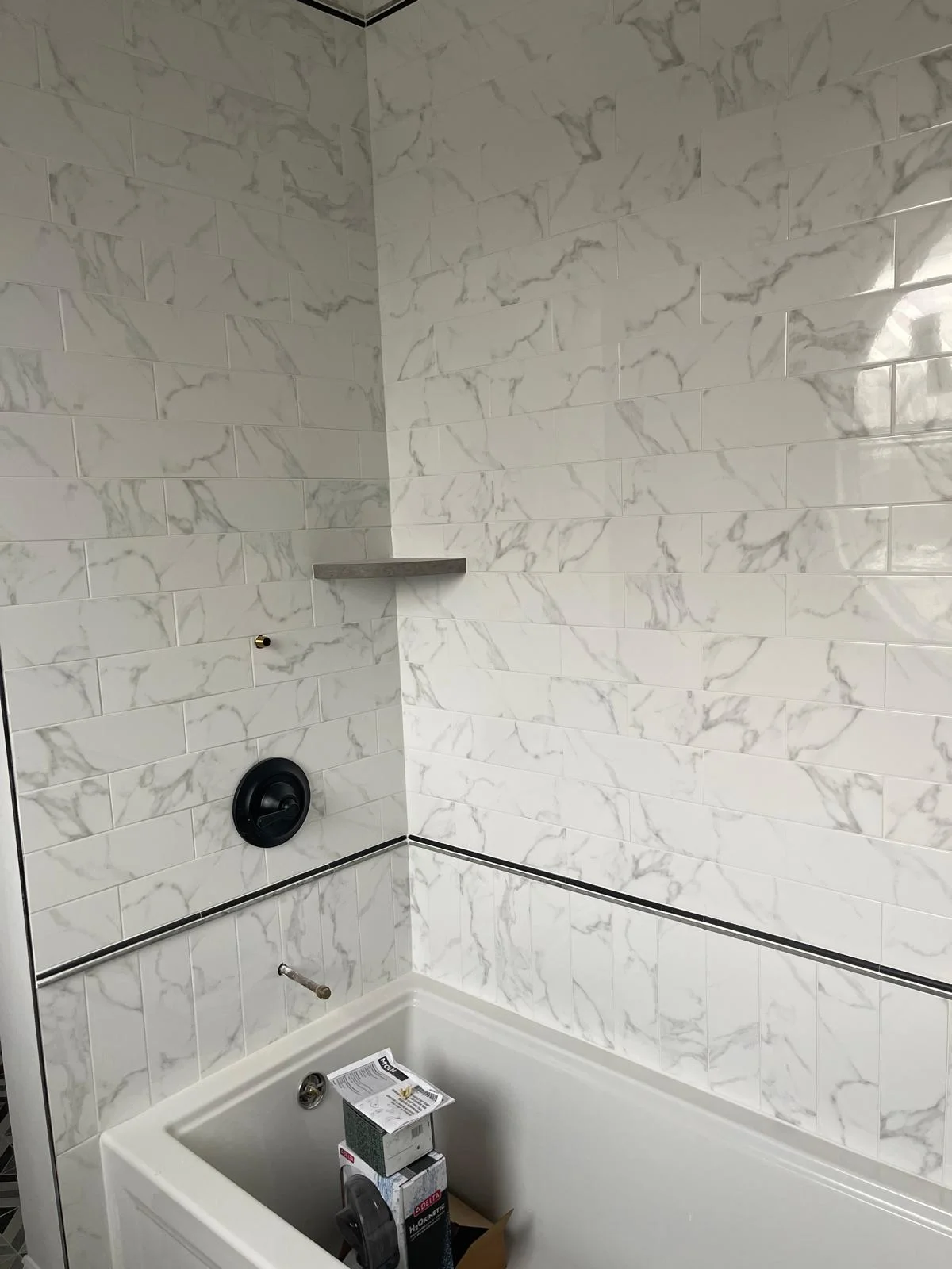 Bathroom remodeling project